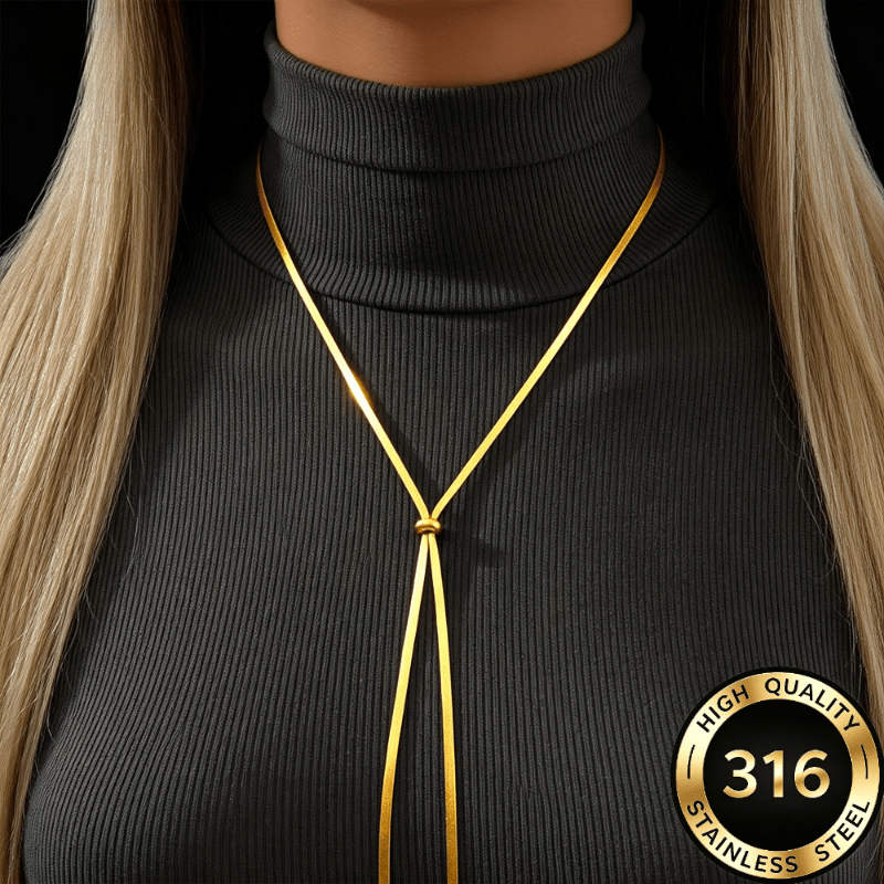 Women's Light Luxury Y-Shaped Long Necklace